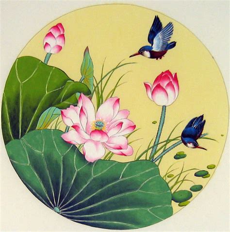 Chinese Lotus Painting At Explore Collection Of