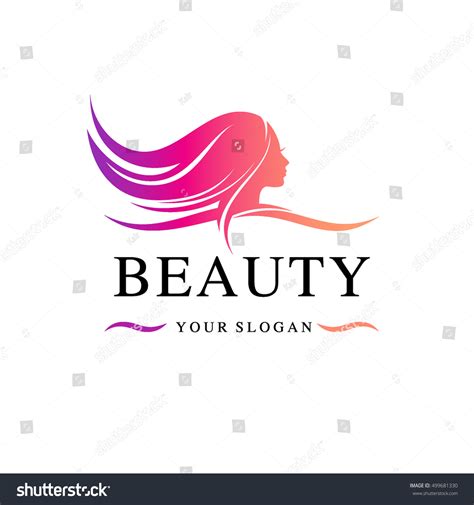 Beauty Salon Vector Logo Design Template Stock Vector (Royalty Free ...