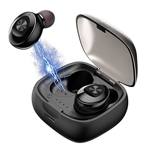 Mini Headphones, Bluetooth 5.0 Earbuds Hi-Fi Stereo in-Ear Earphones ...