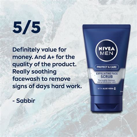 Protect Care Exfoliating Face Scrub Ml Nivea Men