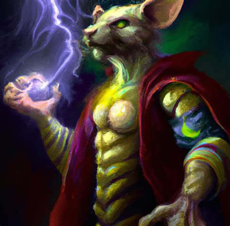 Rat Sorcerer God Of Lightning R Dalle