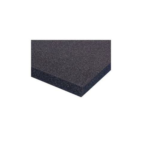 MOUSSE PLASTAZOTE NOIRE 200 Cm X 100 Cm X 10 Mm