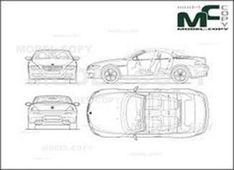 Bmw M E Cabrio D Drawing Blueprints Model Copy Default