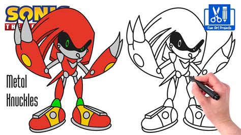 How To Draw Metal Knuckles Sonic R Easy Step By Step Drawing