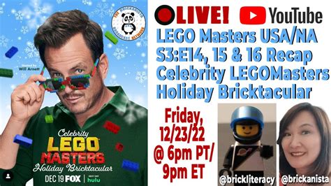 Celebrity LEGOMasters Holiday Bricktacular Recap Season 3 Episodes 14