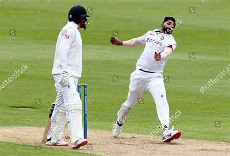 Mohammed Siraj India Bowling Action Editorial Stock Photo Stock Image