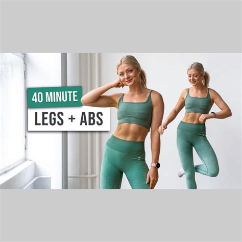 Lean Legs Toned Abs Free Leg Workout Skimble