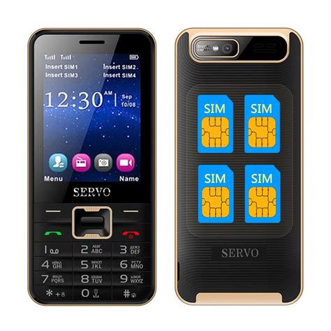Купить серво v8100 4 сим-карт 4 ожидания мобильный телефон сим квад ...