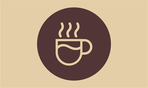 A Cup Of Hot Coffee Icon Vector Art At Vecteezy