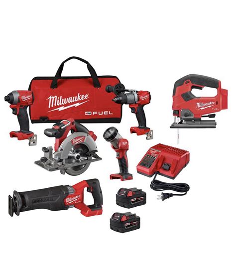 Milwaukee M18 FUEL 18-Volt Cordless Combo Kit – JATComm Tools and ...