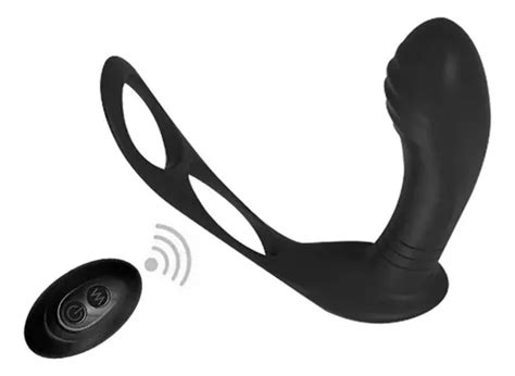 Masajeador Vibrador Anal Con Anillo Pene Control Remoto Meses sin interés