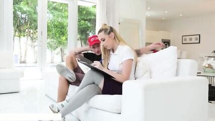 Hot Blonde Pollster Does Anything For A Vote Oliver Flynn