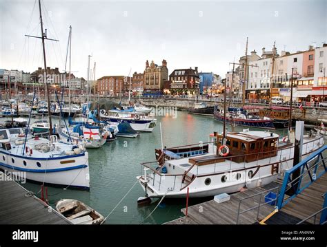 Boats In Ramsgate Harbour Kent UK Europe Stock Photo - Alamy