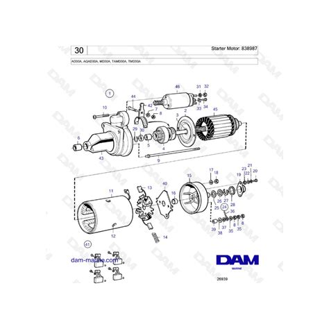 Volvo Penta AD30A AQAD30A MD30A TAMD30A TMD30A Starter Motor