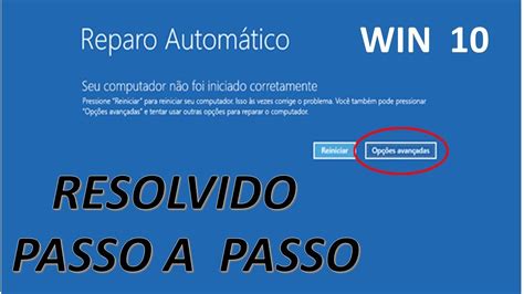 Windows 10 não inicia Resolvido passo a passo Setembro 2017 YouTube