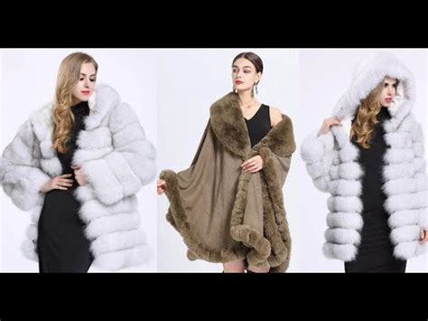 КРАСИВЫЕ ЖЕНСКИЕ ШУБЫ И ПОНЧО ИЗ ИСКУССТВЕННОГО МЕХА | МЕХОВЫЕ ПАЛЬТО ...