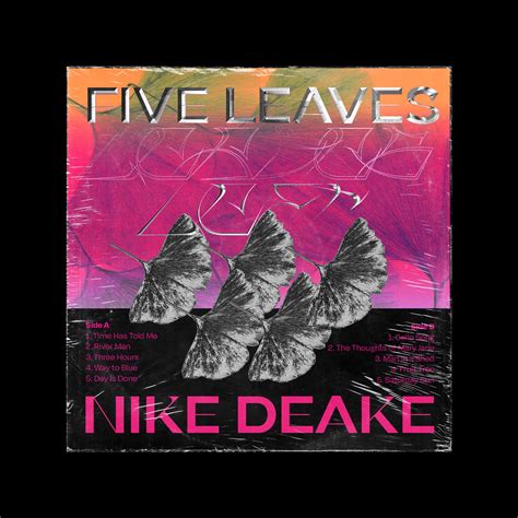 Five Leaves Left Album Cover Design By Yuxin Wang SVA Design