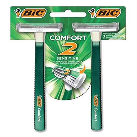 Aparelho de Barbear BIC Comfort 2 Lâminas Pele Sensível Verde