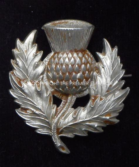 British Boer War Scottish Reserve Slouch Hat Badge Circa 1896 1902