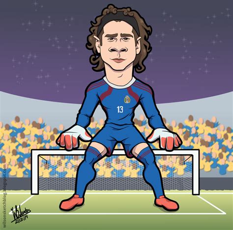 World Cup 2014 - Ochoa (Cartoon)