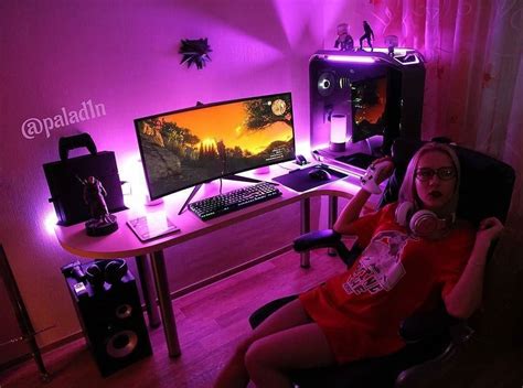 Setupgamingfr Gaming Setup Gaming Room Gamer Room Gamer Girl Gamer Bedroom Gaming