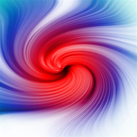 Premium Photo | A red and blue swirl with a white background.