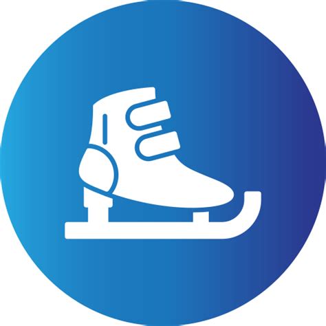 Ice Skates Generic Blue Icon