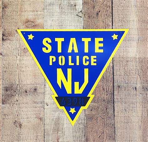 New Jersey State Police Logo Elite Metal Design Llc