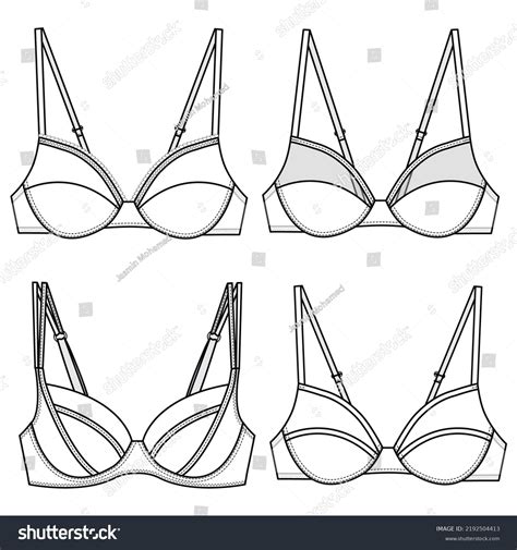 5,353 Bra Template Stock Vectors, Images & Vector Art | Shutterstock