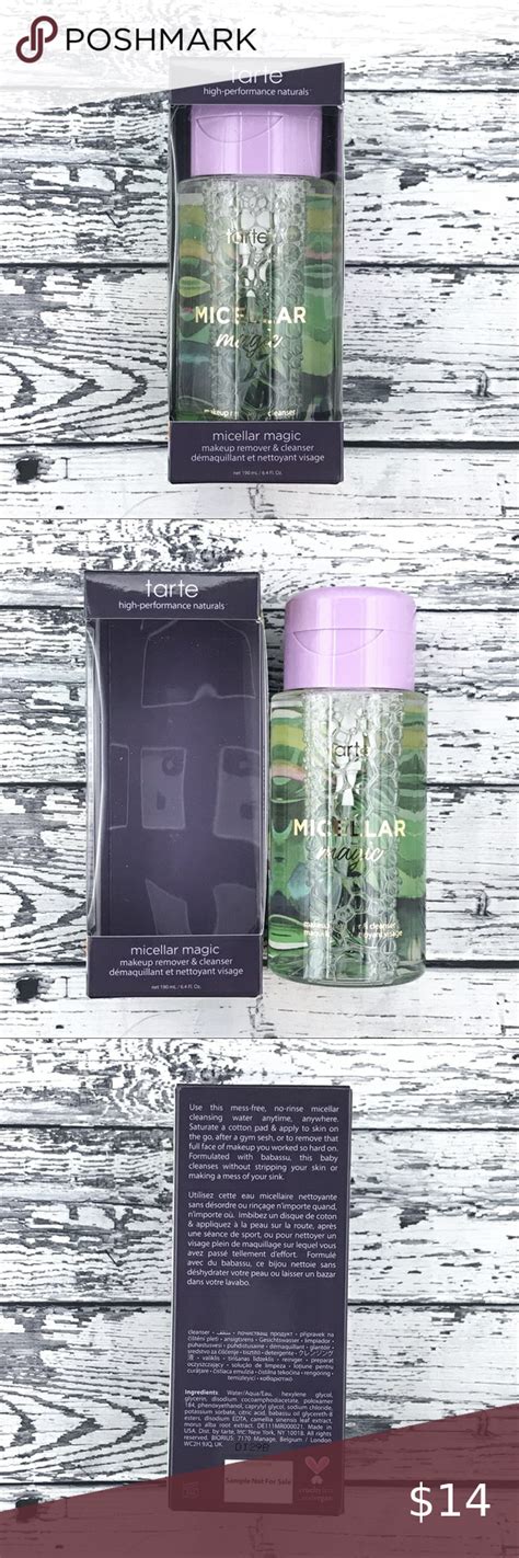 Tarte Micellar Magic Makeup Remover And Cleanser Makeup Remover