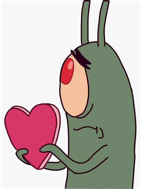 Sad Plankton Sticker By Scarlett123456 Redbubble