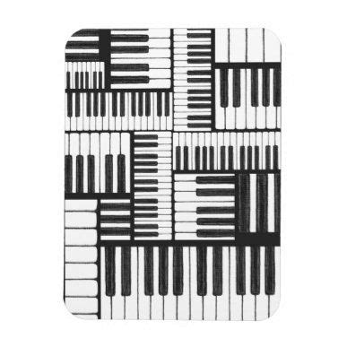 Piano Keys In Charcoal Music Art Print Zazzle Music Art Print