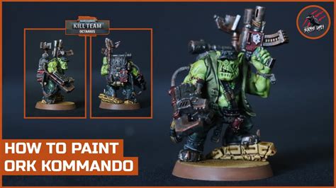 How To Paint Ork Kommando Quick Easy Contrast Techniques Kill Team