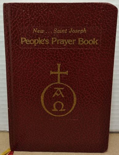 New Saint Joseph Peoples Prayer Book Illustrated Burgundy