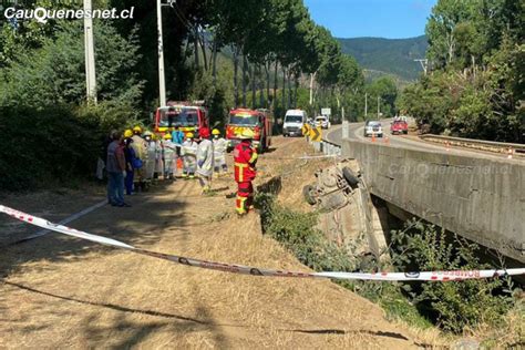 Accidente En La Ruta Cauquenes Chanco Dej Dos Personas Fallecidas