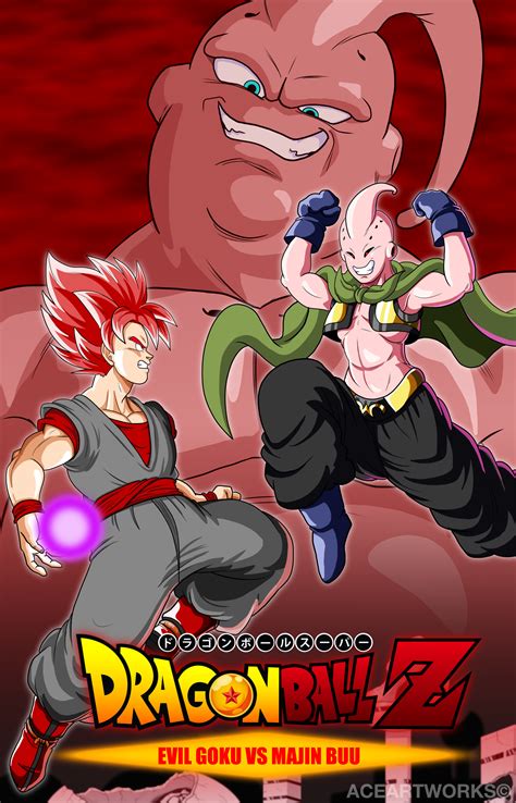 Evil Goku vs Majin Buu by AceLewdArts on Newgrounds