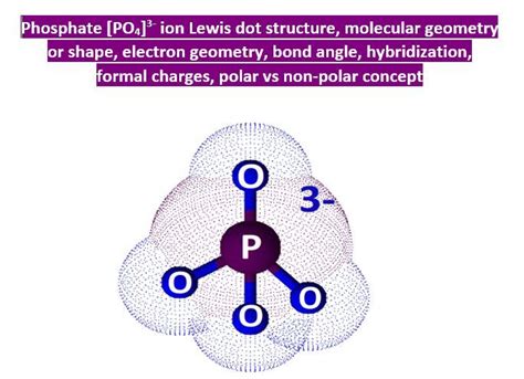 PO43- Lewis structure, molecular geometry or shape, bond angle ...