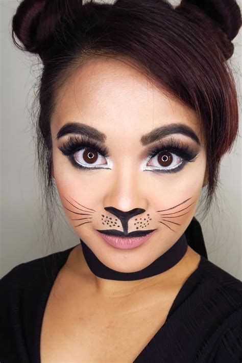 How To Do Simple Cat Face Makeup Saubhaya Makeup