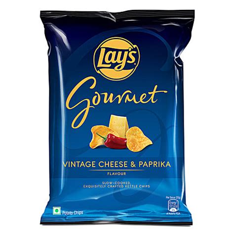 Buy Lay's Gourmet Kettle Chips - Vintage Cheese & Paprika Online at Best Price of Rs 30 - bigbasket