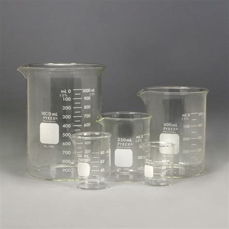 Pyrex Beaker Glass Low Form Gelas Kimia Gelas Takar 250ml