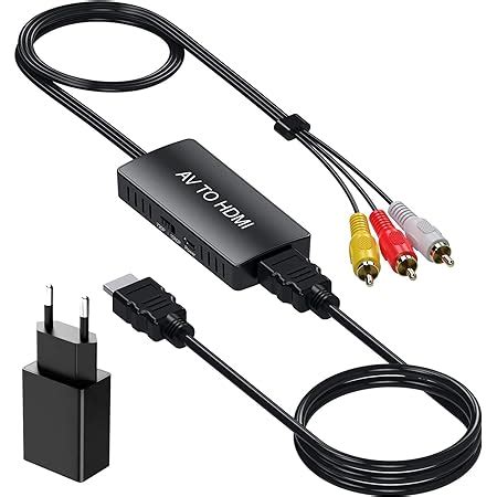 Uhddadi Rca Auf Hdmi Konverter P Composite Cvbs Av Zu Hdmi Video