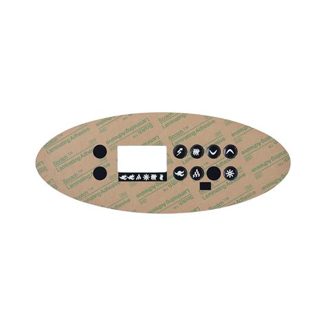 8 Button Gecko K 52 Keypad Overlay 11191 Parts4tubs Everything You Need For Your Hot Tub