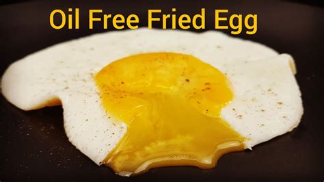 No Oil No Water Perfect Fried Egg Youtube