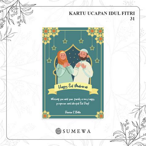 Jual Kartu Ucapan Idul Fitri Kartu Ucapan Lebaran Kartu Ucapan