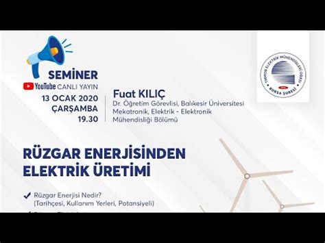 RÜZGAR ENERJİSİNDEN ELEKTRİK ÜRETİMİ YouTube