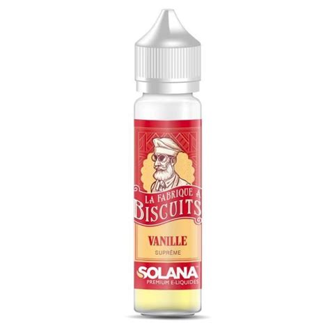 La Fabrique à Biscuits Vanille 50ml Solana Cdiscount Au quotidien