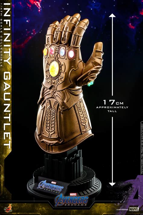 Avengers Endgame 1 4 Scale Infinity Gauntlet Collectible By Hot Toys