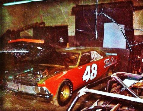 Darrel Waltrip S Car Being Prepared To Run The Permatex 300 In Daytona