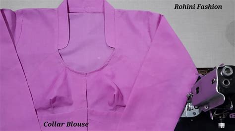 Collar Blouse Simple And Easy Method Of Stitching Youtube