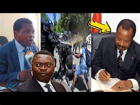 Ça chauffe a Etoudi Paul Biya signe une petition contre Ferdinand Ngoh